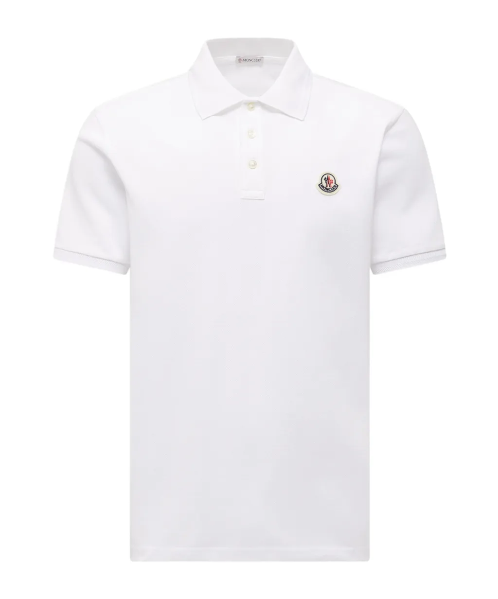Moncler Logo Patch Short-Sleeved Polo Shirt