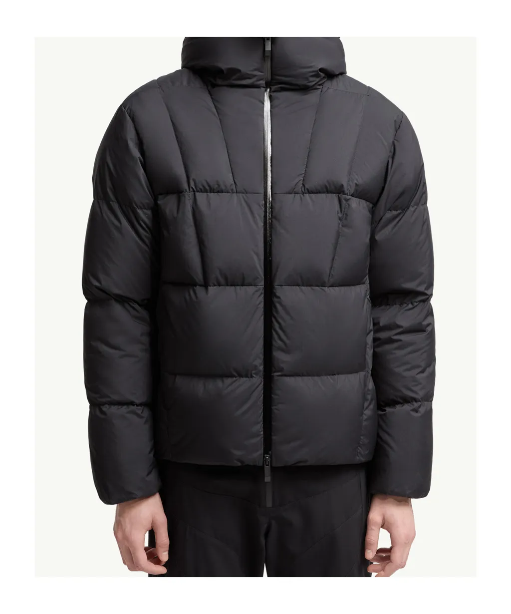 Fusain Hooded Short Down Jacket