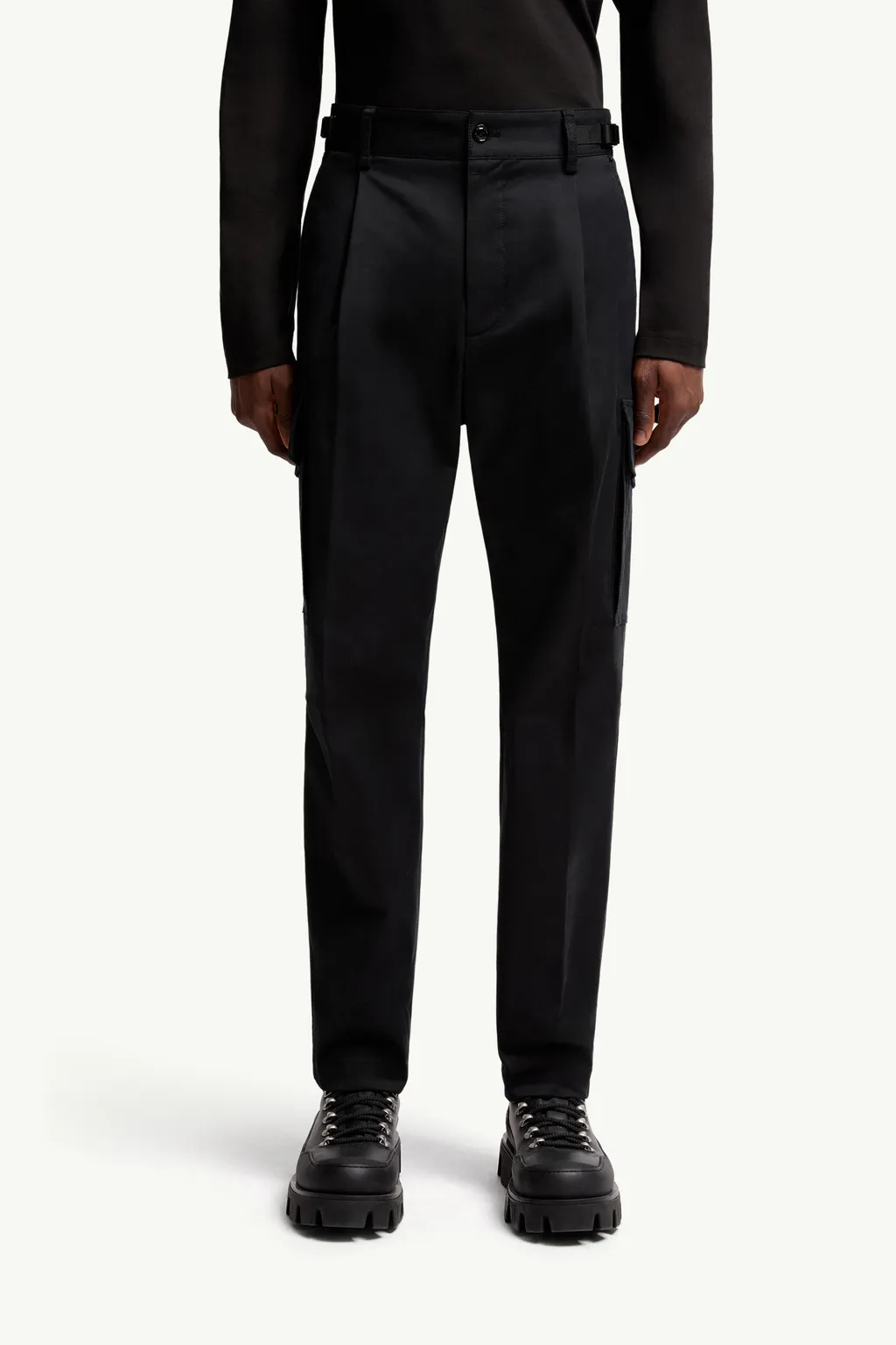 Cotton Gabardine Cargo Pants