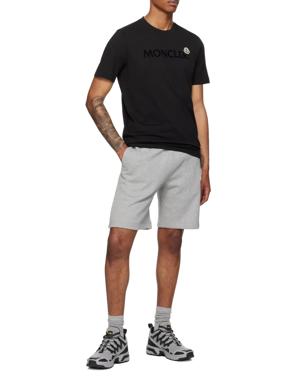 Moncler Logo-Patch Crewneck T-Shirt