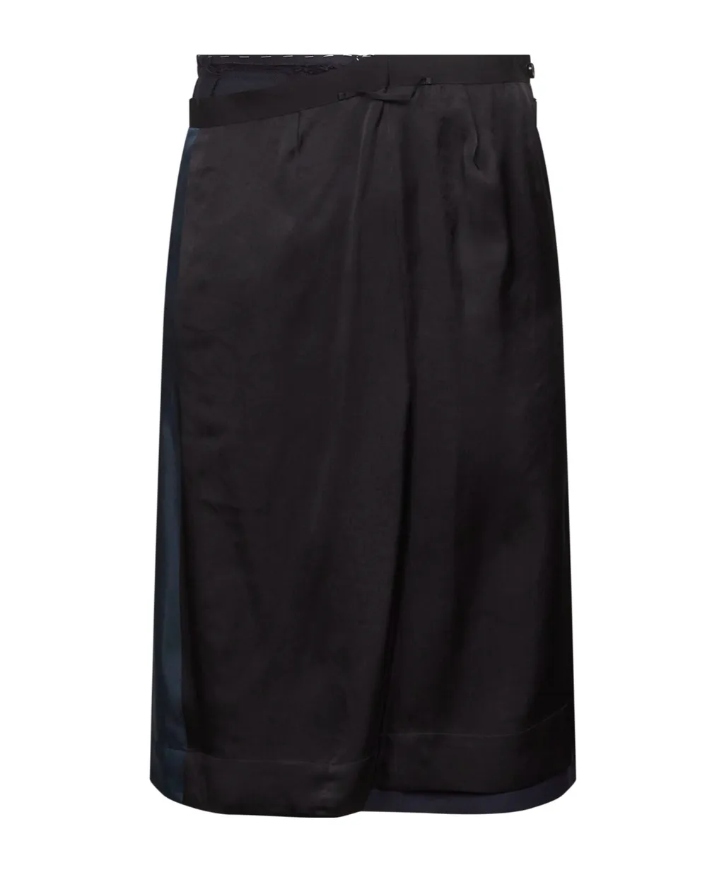 Maison Margiela Asymmetric Layered Midi Skirt