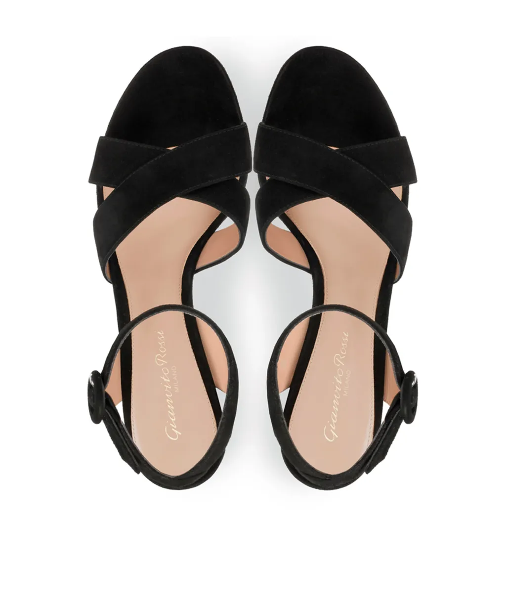Round Toe High Heel Sandals