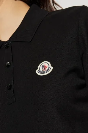 Moncler Logo Patch Short-Sleeved Polo Top