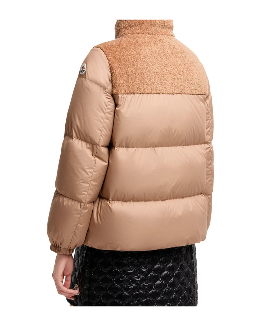 Moncler Esnaie Logo Patch Zip-Up Jacket