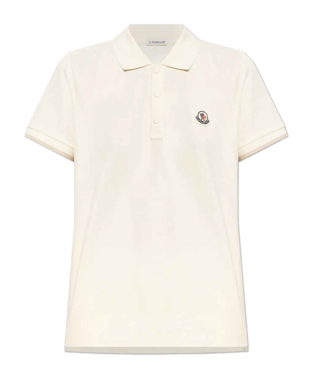 Moncler Logo Patch Short-Sleeved Polo Shirt