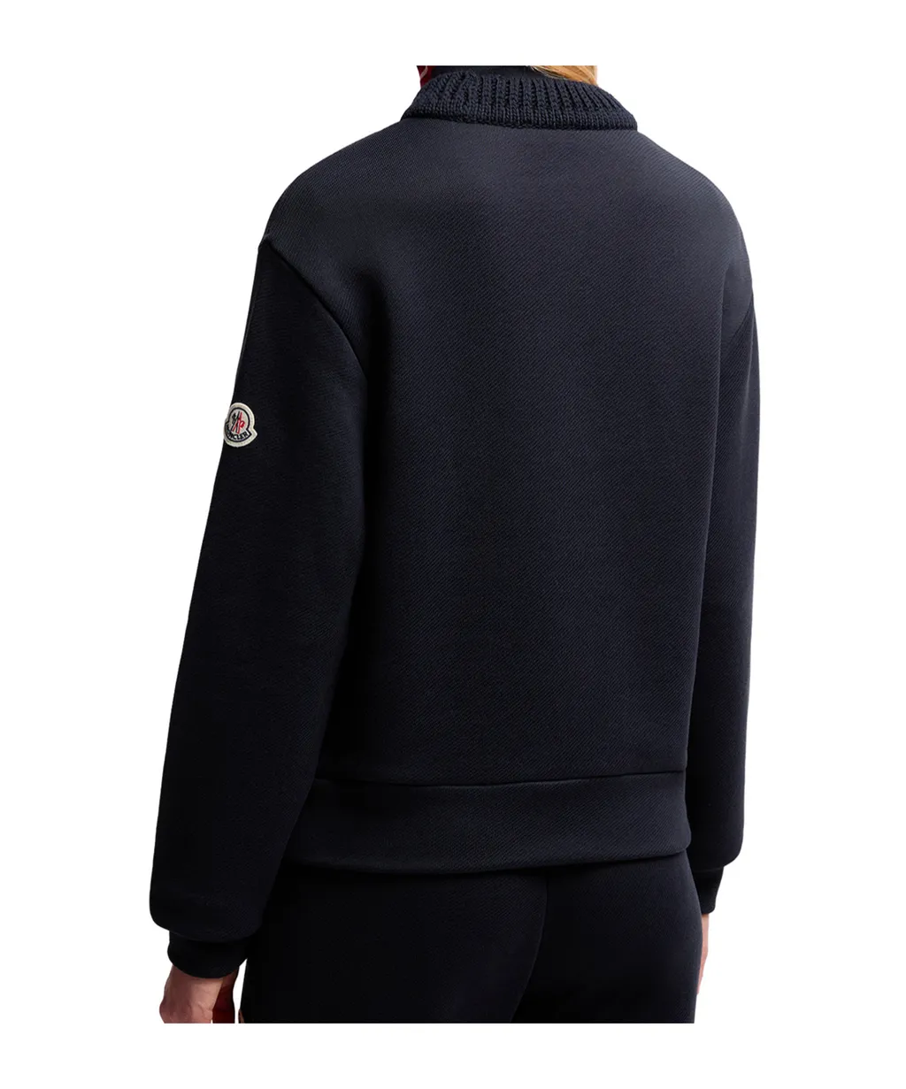 Moncler Logo Patch Crewneck Sweatshirt