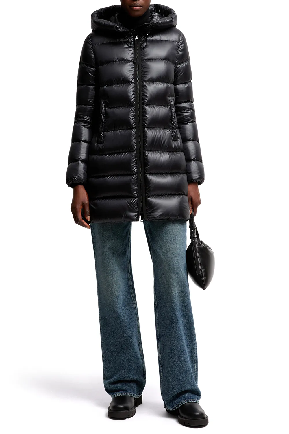 Suyenne Hooded Mid-Length Down Jacket