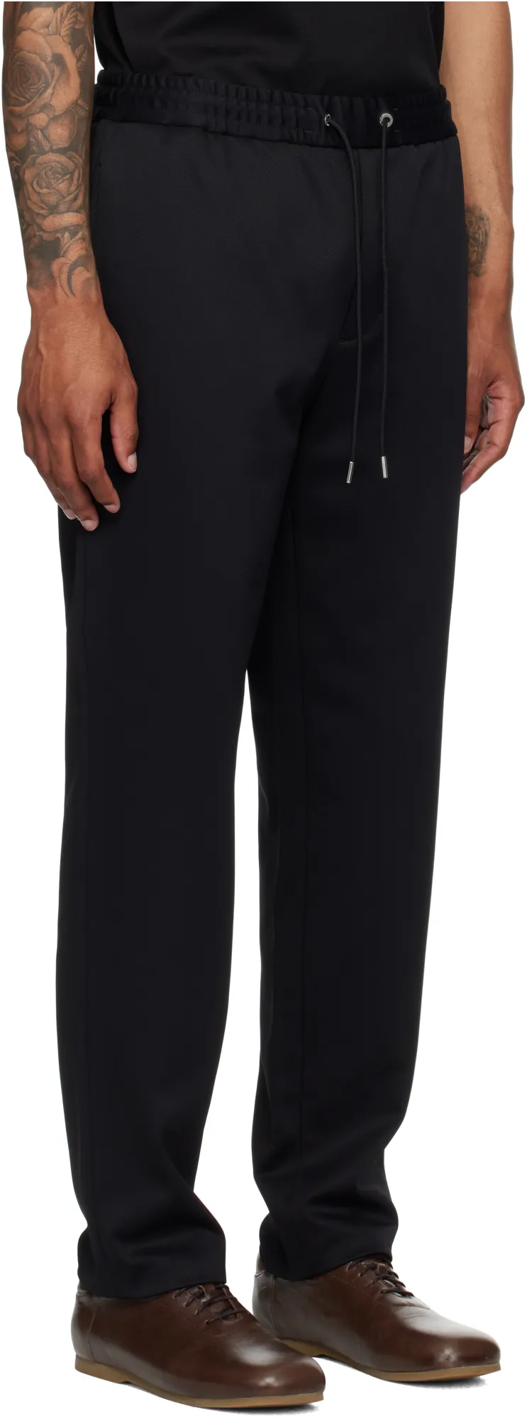 Moncler Logo Patch Tapered Trousers