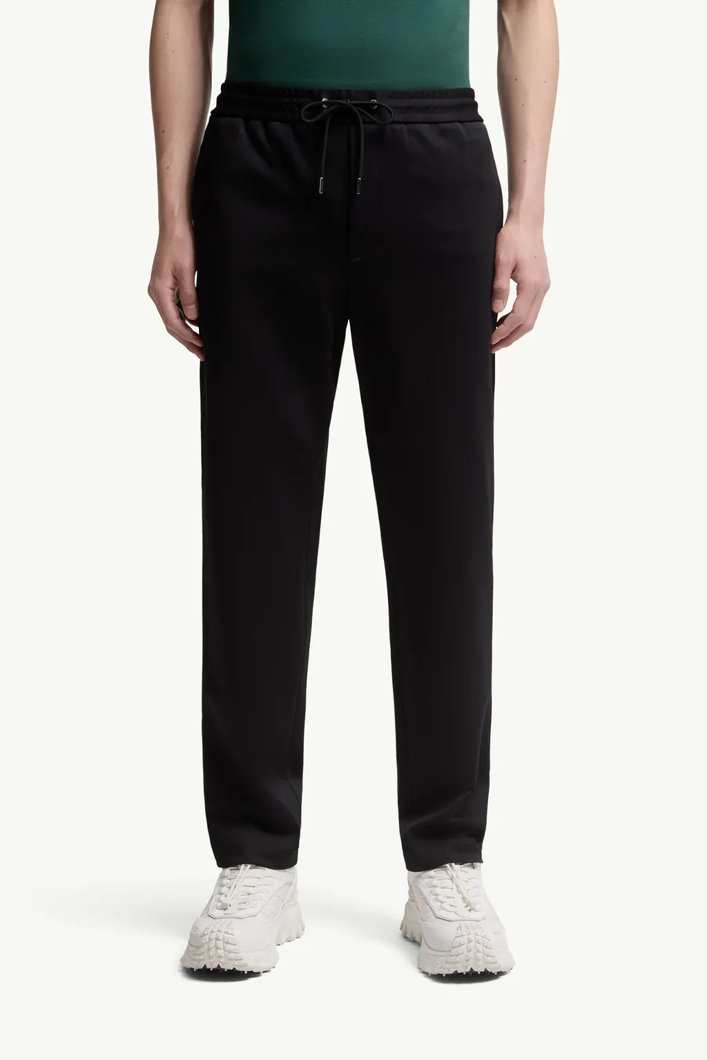 Moncler Logo Patch Tapered Trousers