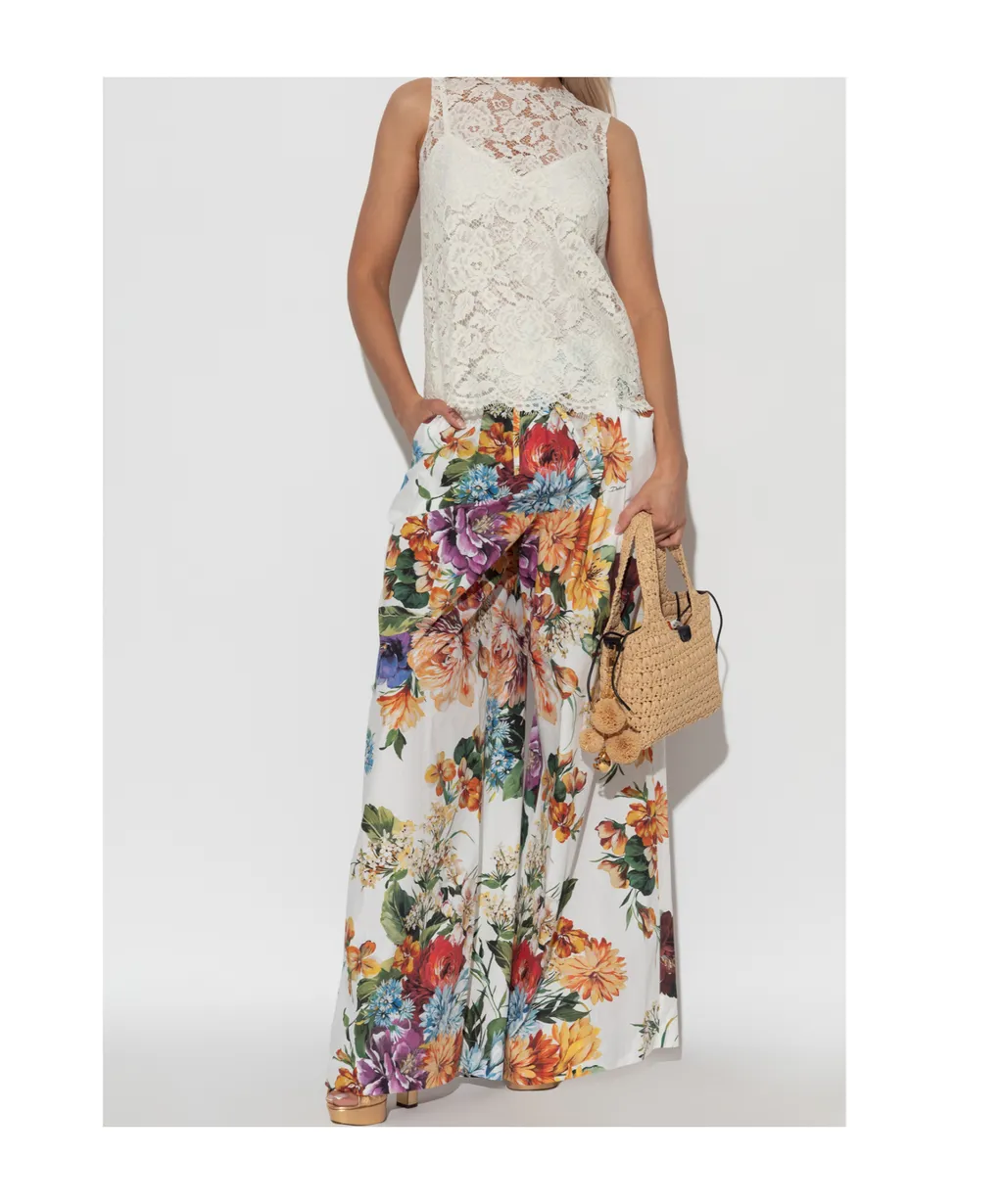 Lace-Detailing Top
