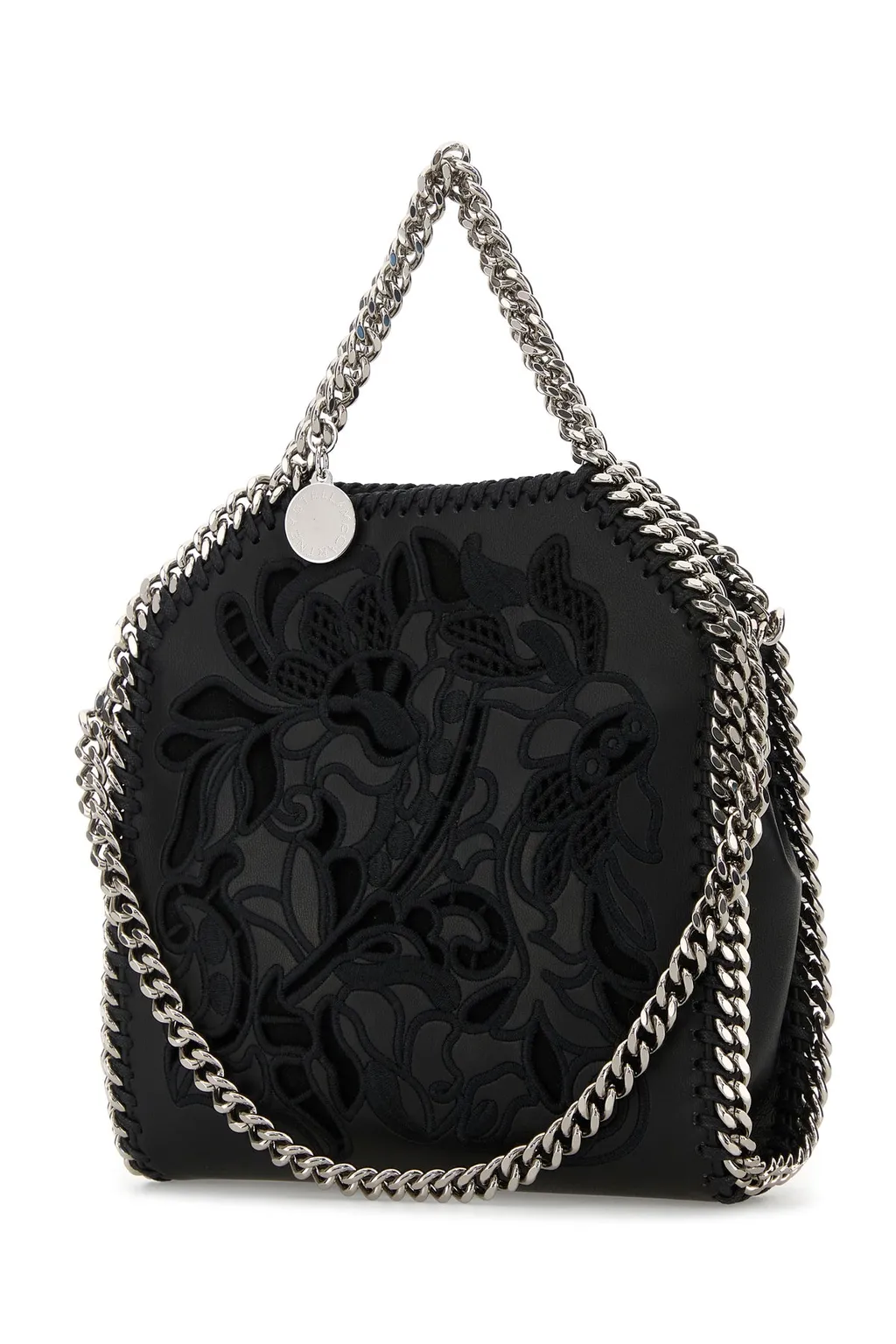 Stella Mccartney Embroidered Chain-Linked Tote Bag