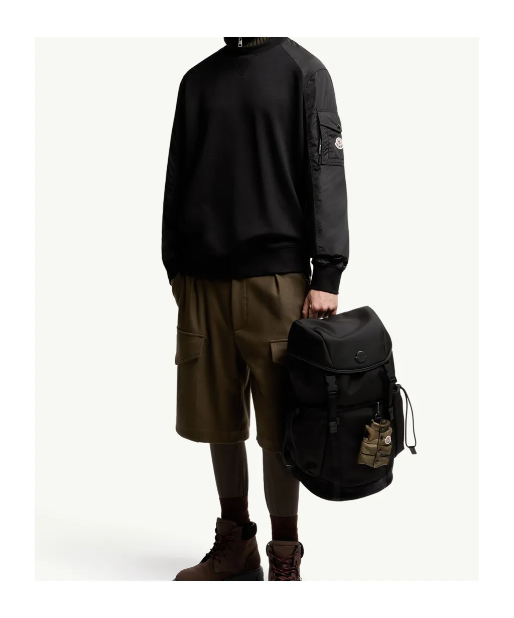 Moncler Panelled Logo Patch Sweatshirt