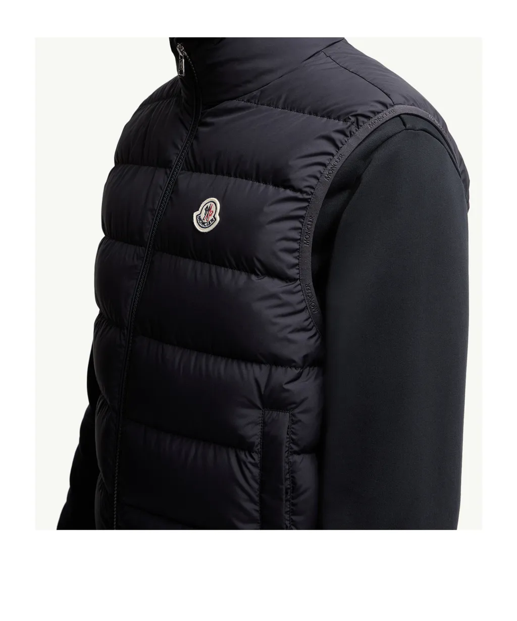 Moncler Contrin Logo Patch Sleeveless Vest