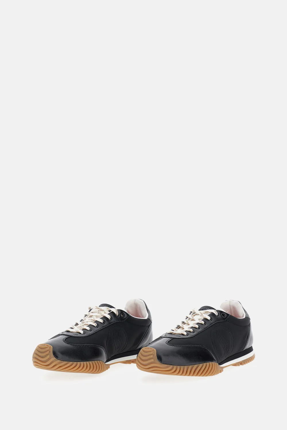 Round Toe Low-Top Sneakers