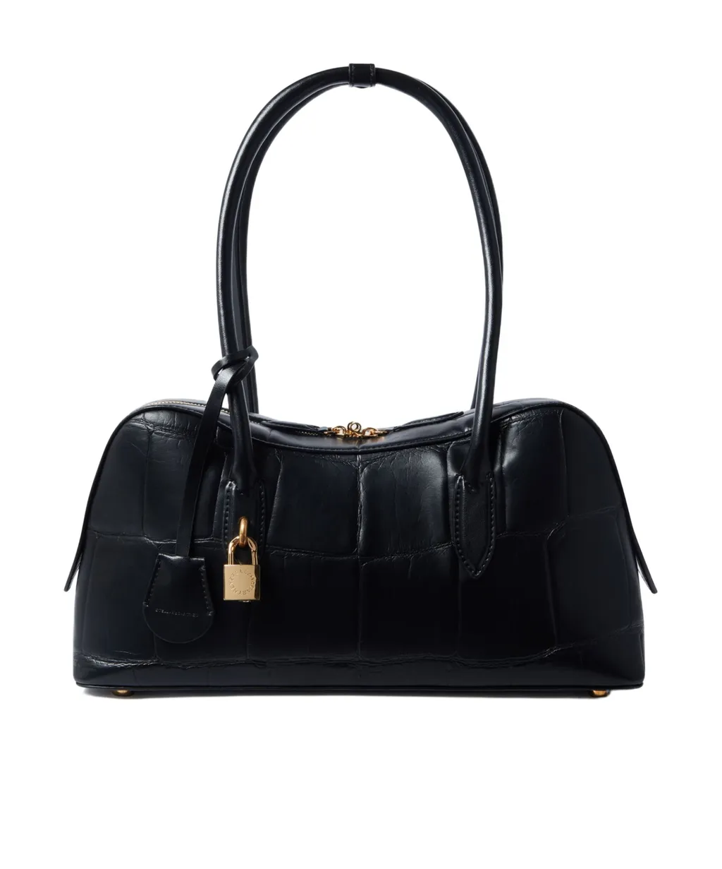 Stella Mccartney Ryder Embossed Shoulder Bag