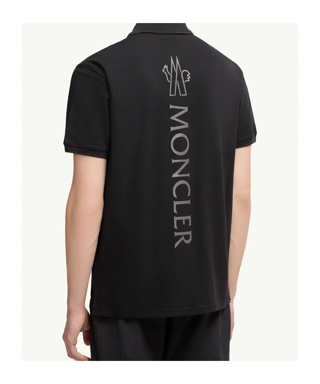Moncler Logo Patch Short-Sleeved Polo Shirt