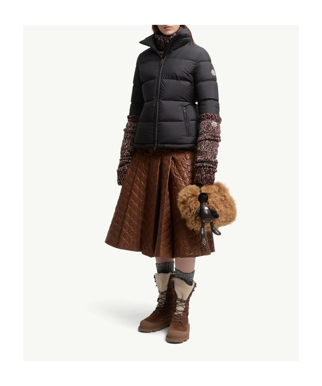 Moncler Dourbe Zip-Up Short Puffer Jacket