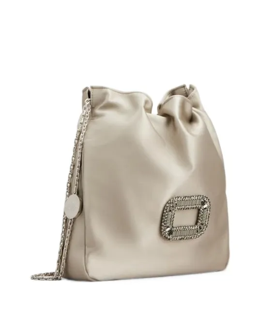 Roger Vivier Pilgrim Embellished Chained Mini Shoulder Bag
