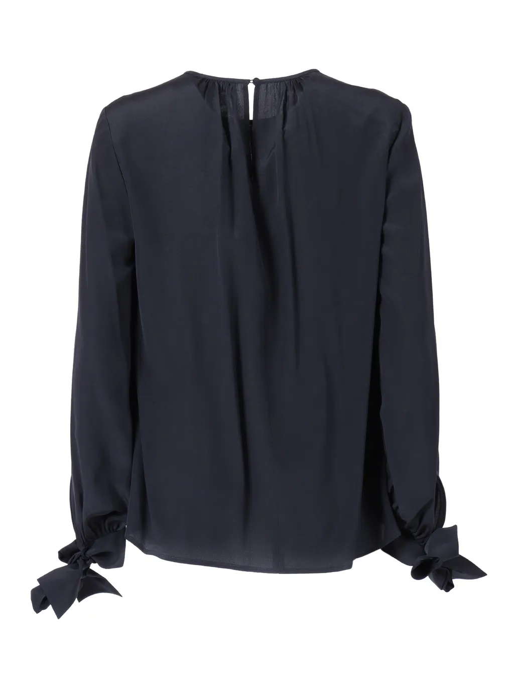 Max Mara Studio Long-Sleeved Crewneck Blouse