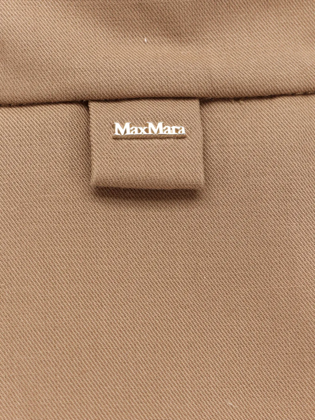 Cropped Water-Repellent Gabardine Cloak