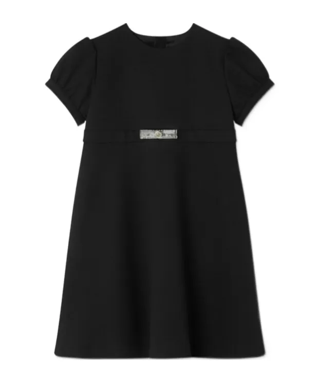 Versace Kids Embellished Belted Dress