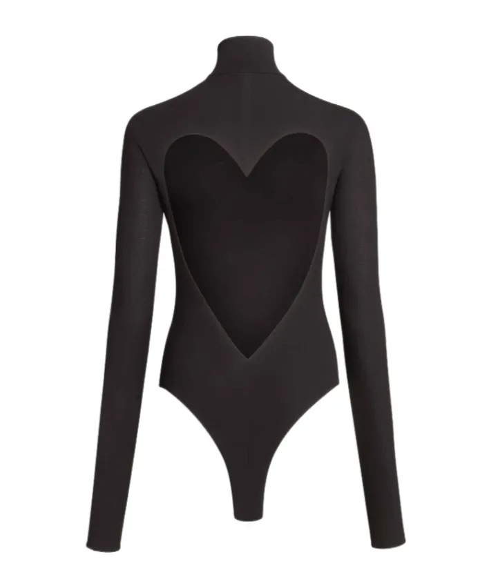 Fluid Jersey Heart Bodysuit