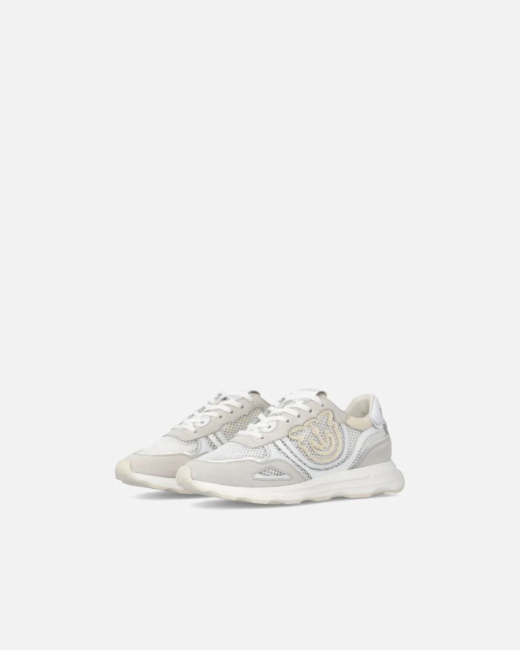 Pinko Logo Patch Lace-Up Sneakers