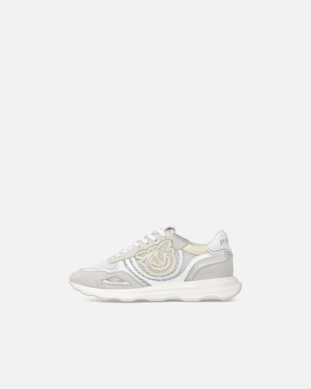 Pinko Logo Patch Lace-Up Sneakers