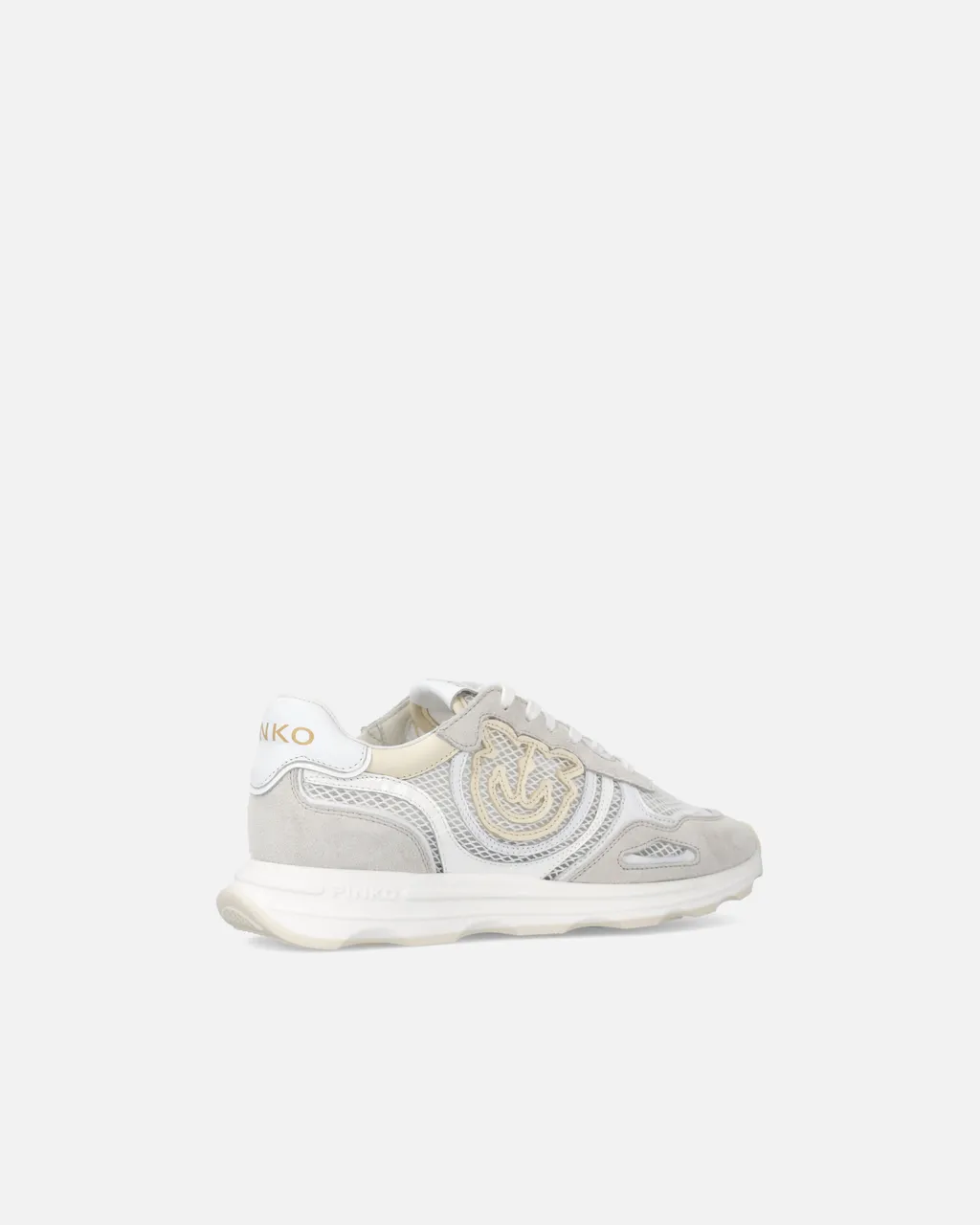 Pinko Logo Patch Lace-Up Sneakers