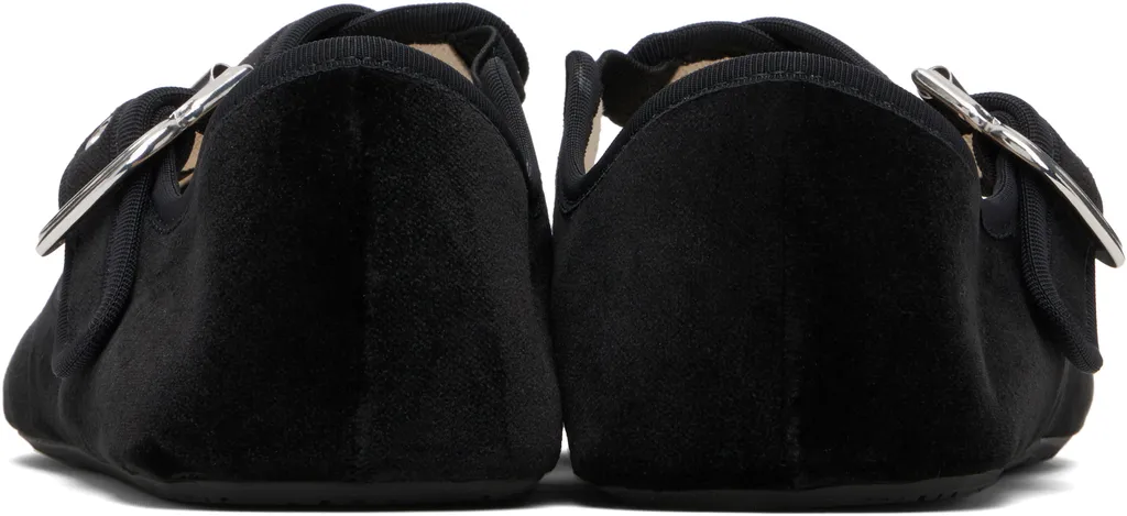 Velvet Ballet Flats