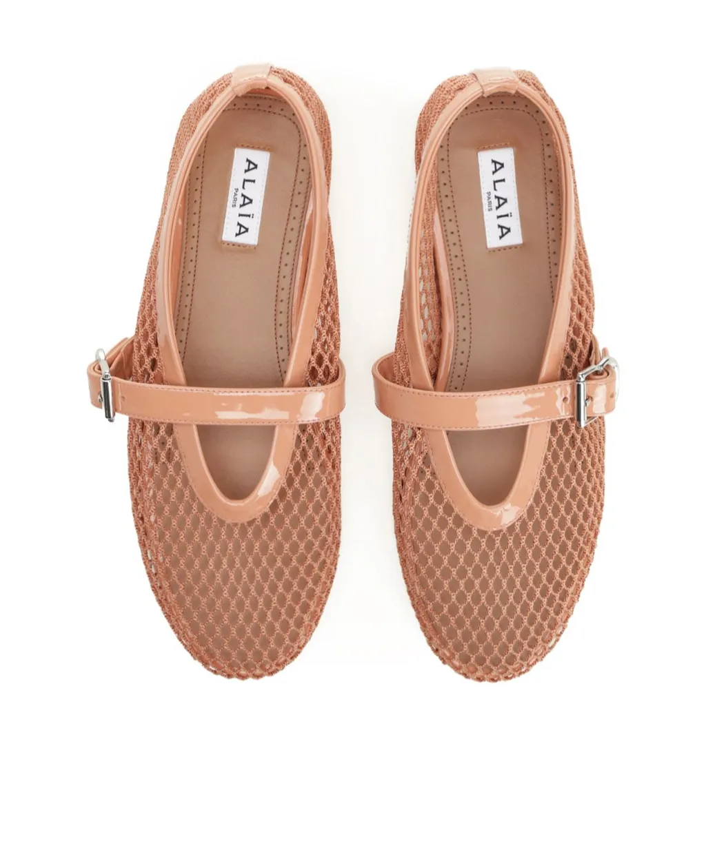 Alaa Fishnet Ballet Flats