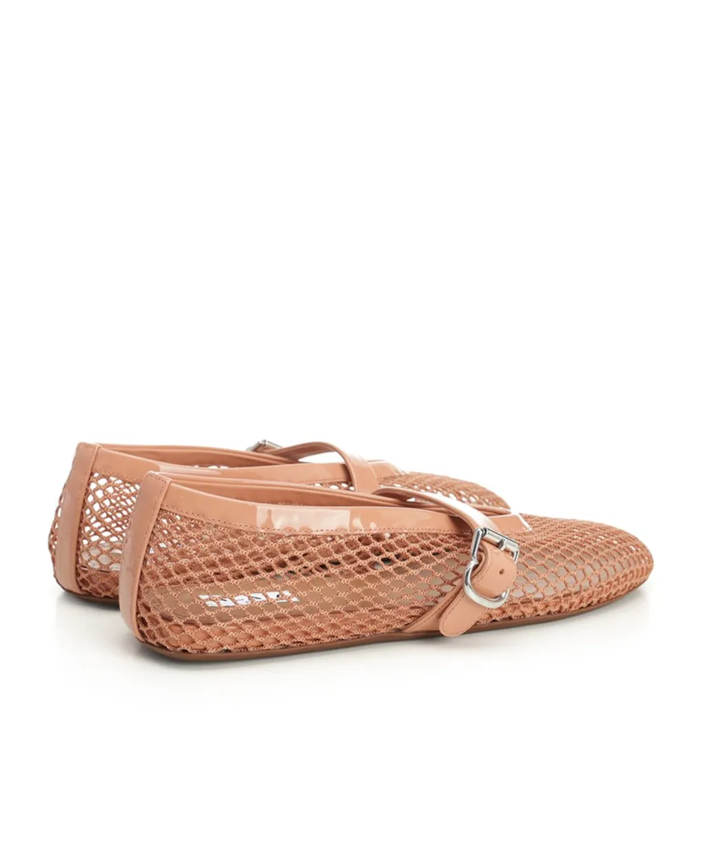 Alaa Fishnet Ballet Flats