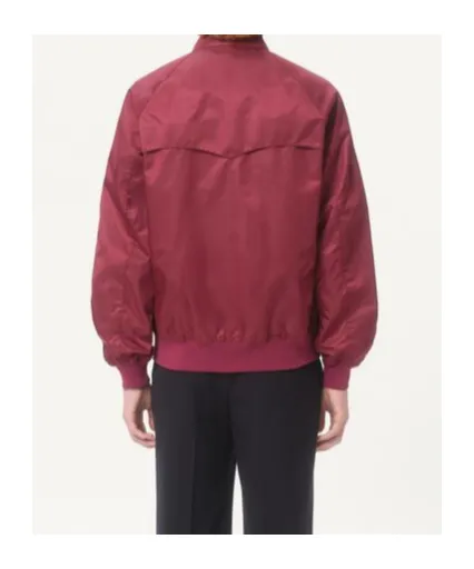 Valentino Logo Patch Zip-Up High Neck Jacket
