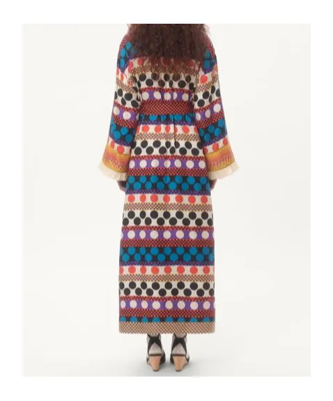 Polka Dot Print Robe