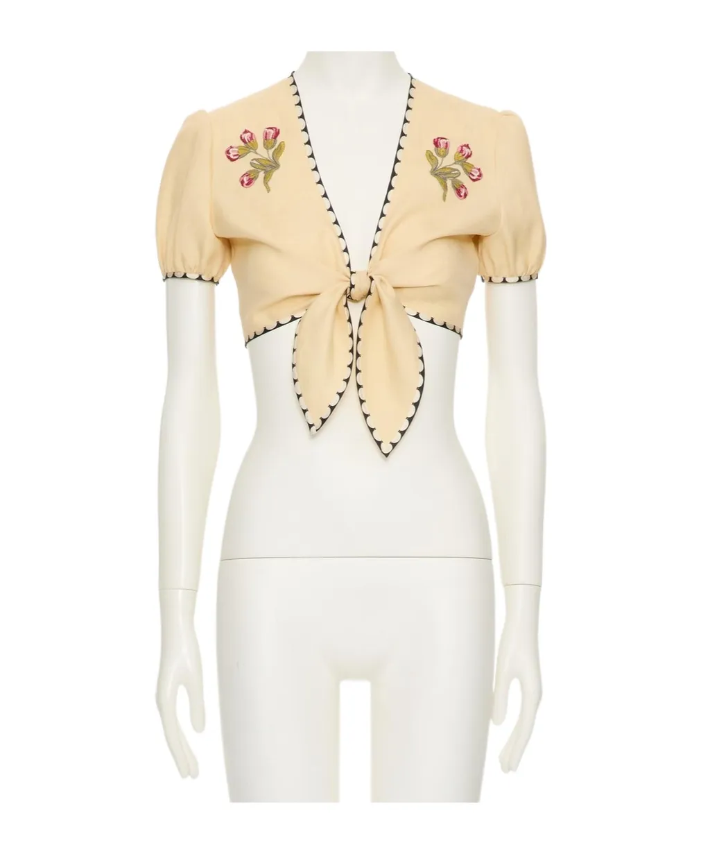Floral Embroidered Top