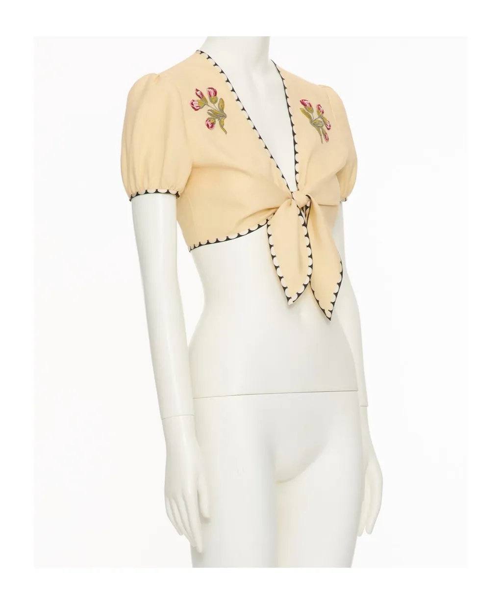 Floral Embroidered Top