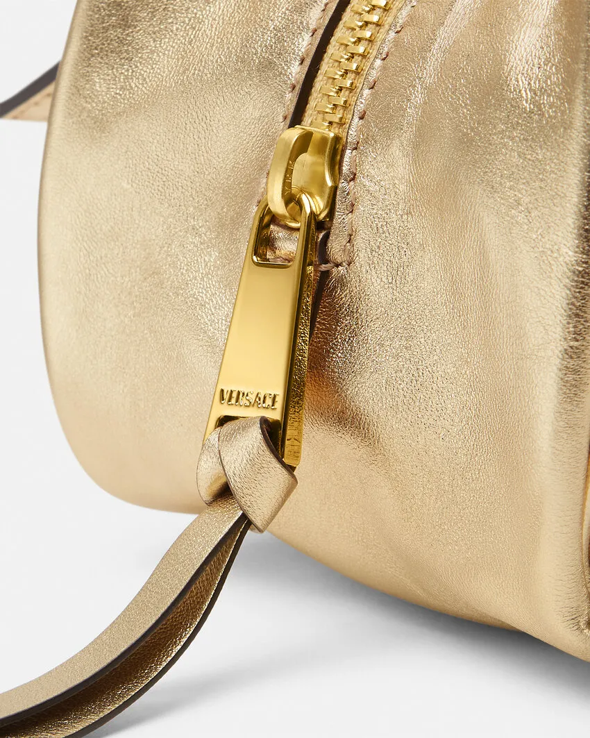 Versace Logo-Tag Bowling Shoulder Bag