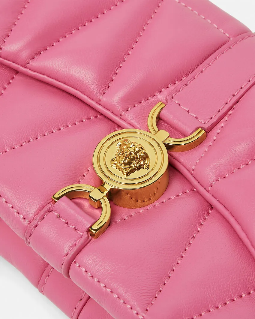 Versace Kleio Quilted Mini Crossbody Bag
