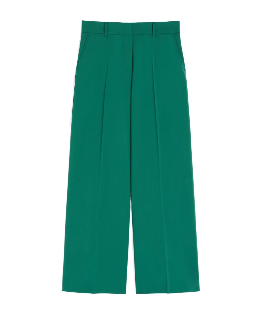 Wool Palazzo Trousers