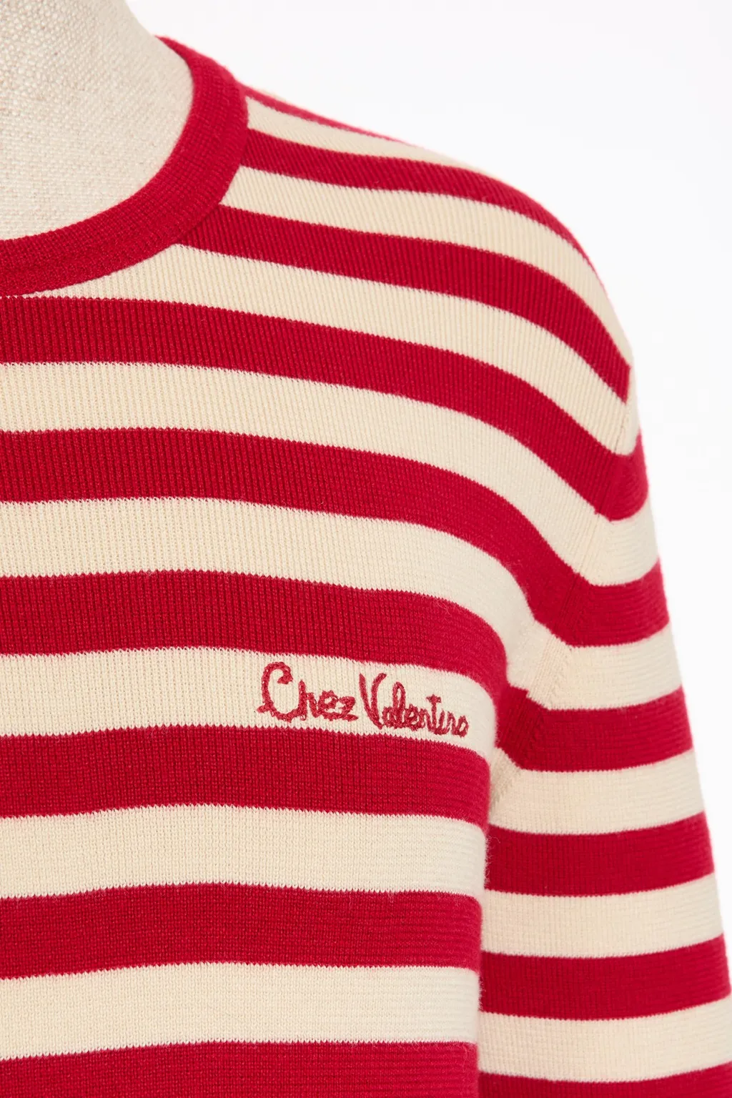 Valentino Garavani Striped Knitted Jumper
