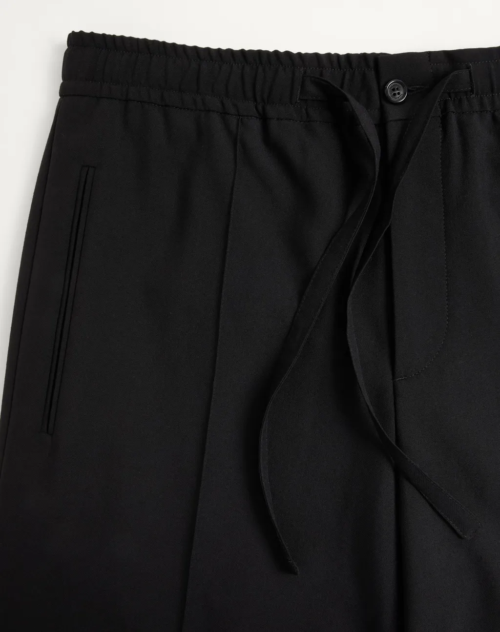 Valentino Pleat Detailed Drawstring Pants