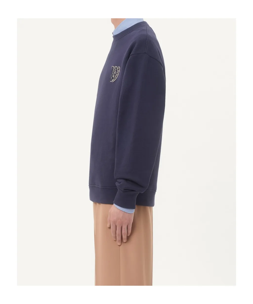 Cotton Sweatshirt With Vg Patch
