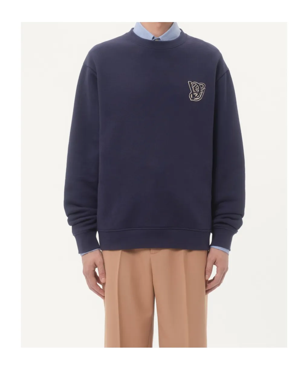 Cotton Sweatshirt With Vg Patch