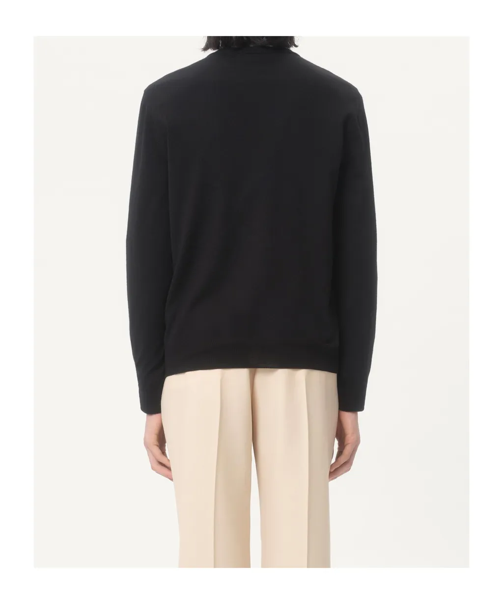 Valentino Logo Embroidered Crewneck Jumper