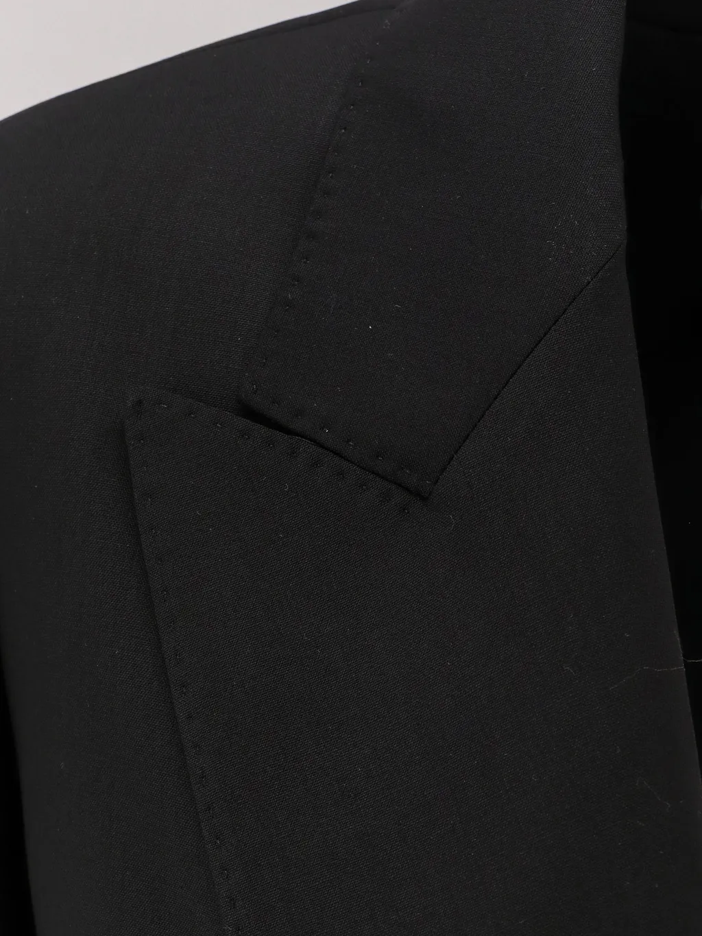 Belted Woollen Cloth Blazer