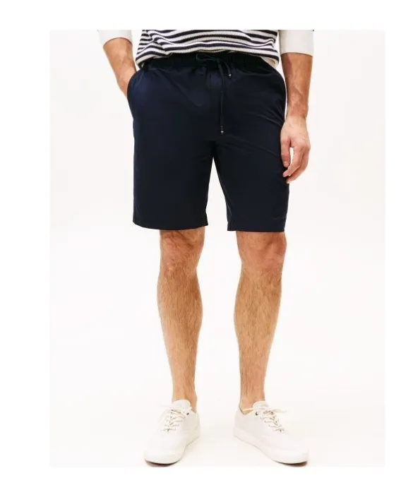 Drawstring Elastic-Waist Shorts