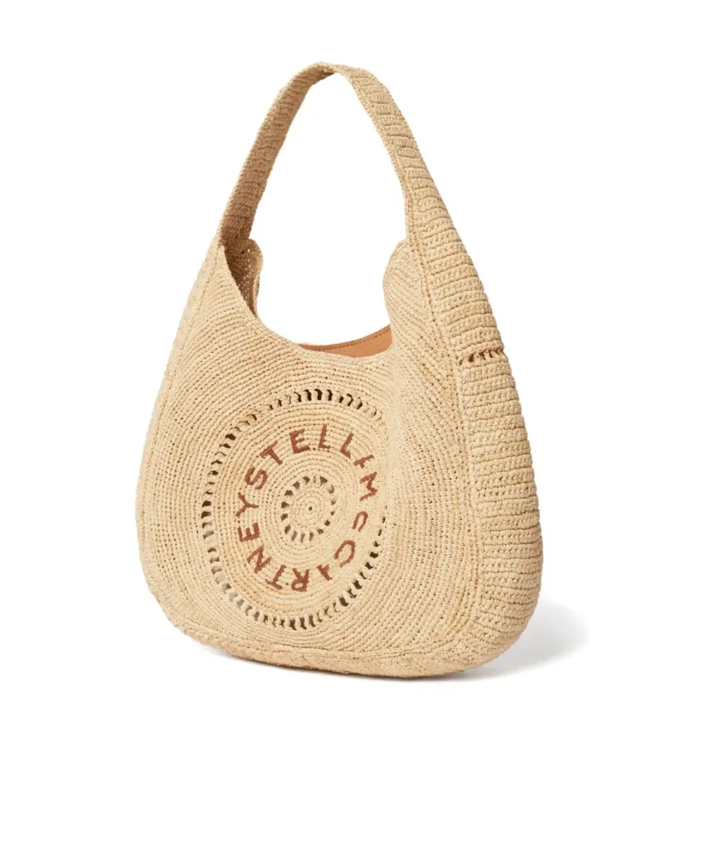 Stella Mccartney Logo Slouchy Medium Tote Bag