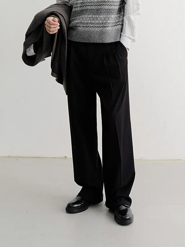 Dunst High-Waisted Pleated Pants
