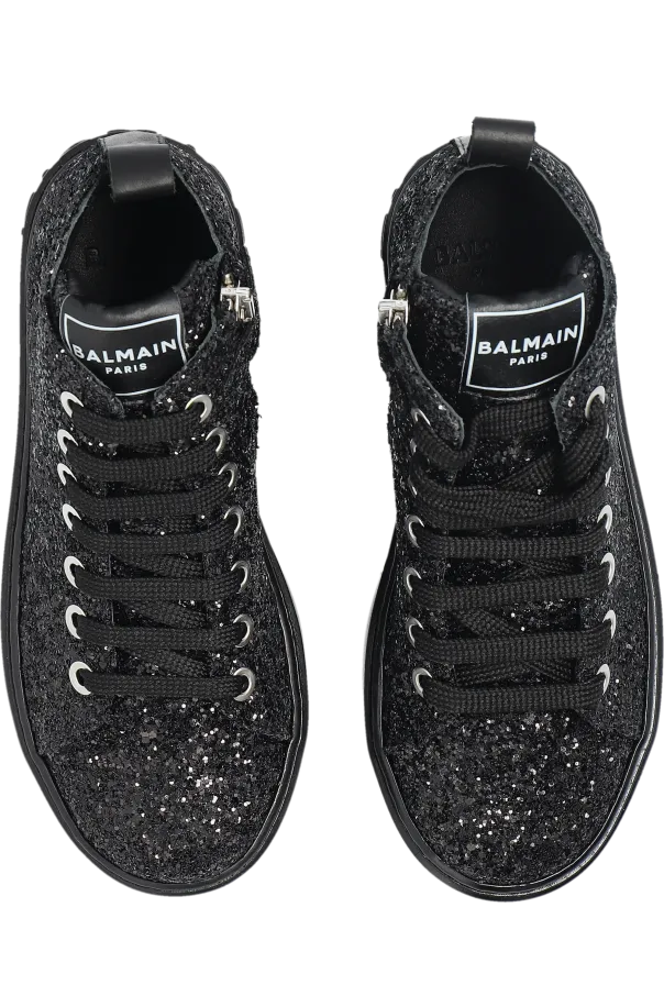 Balmain Kids Embellished Sports Shoes
