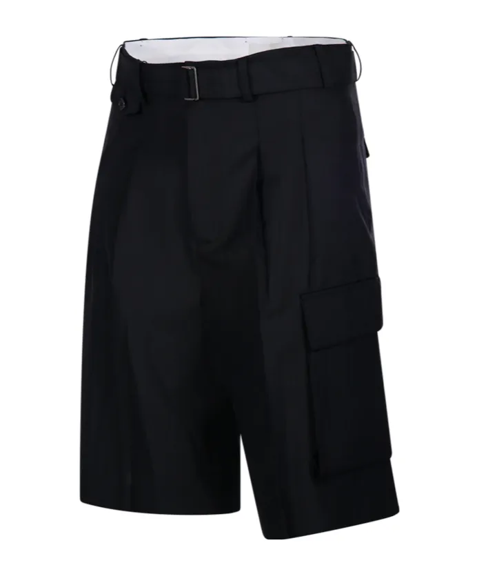 Dunst Belted Multipocket Bermuda Shorts